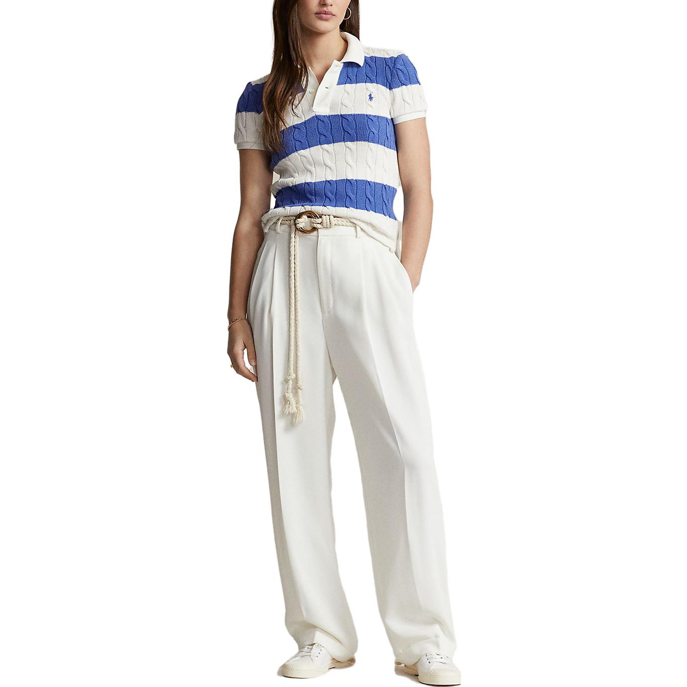 (Women) Polo Ralph Lauren  Slim Fit Striped Polo Shirt Short Sleeve - Multi-color. WMPOKNINCU20835-999 圖 3