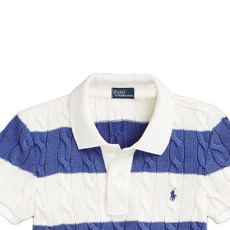 (Women) Polo Ralph Lauren  Slim Fit Striped Polo Shirt Short Sleeve - Multi-color. WMPOKNINCU20835-999 圖 6