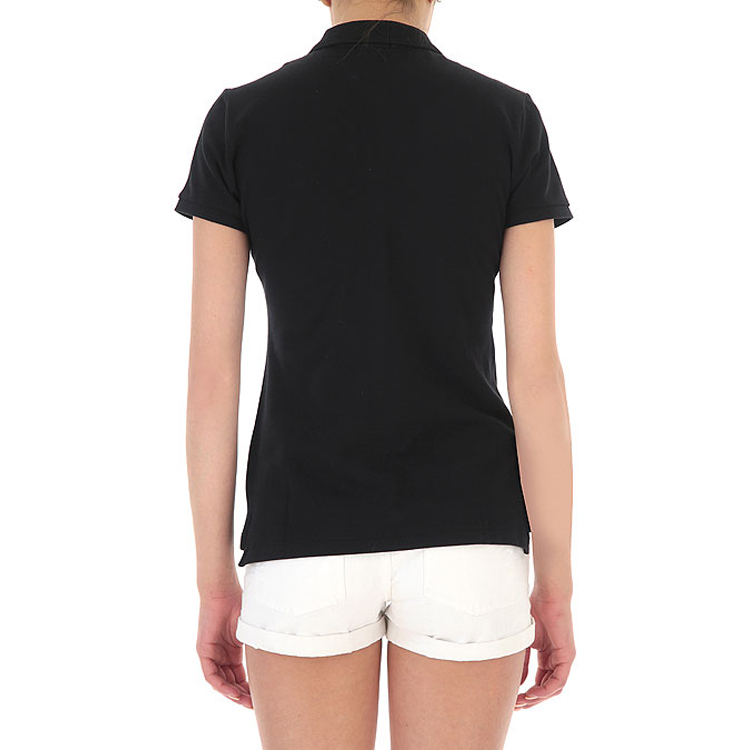 (Women) Polo Ralph Lauren  Solid Black Logo Embroidered Short Sleeve Polo Shirt. 211505654-114 圖 5