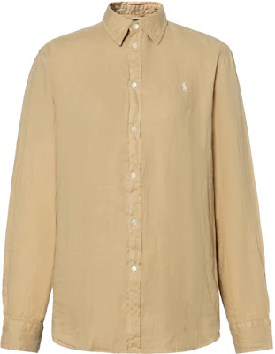 (Women) Polo Ralph Lauren Solid Brown Long Sleeve Shirt with Embroidered Pony. 211867454-014 Buy (Women) Polo Ralph Lauren Solid Brown Long Sleeve Shirt with Embroidered Pony. 211867454-014