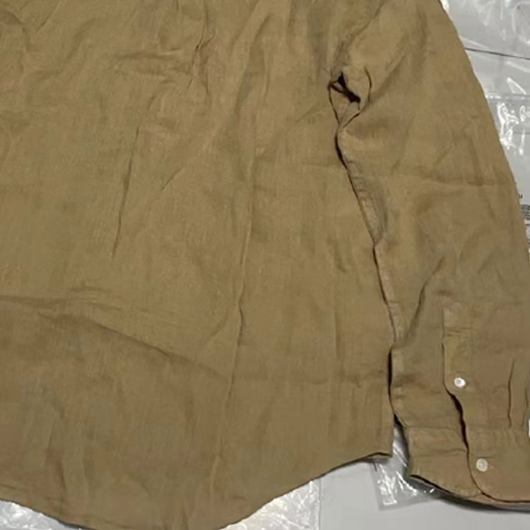 Purchase (Women) Polo Ralph Lauren  Solid Brown Long Sleeve Shirt with Embroidered Pony. 211867454-014