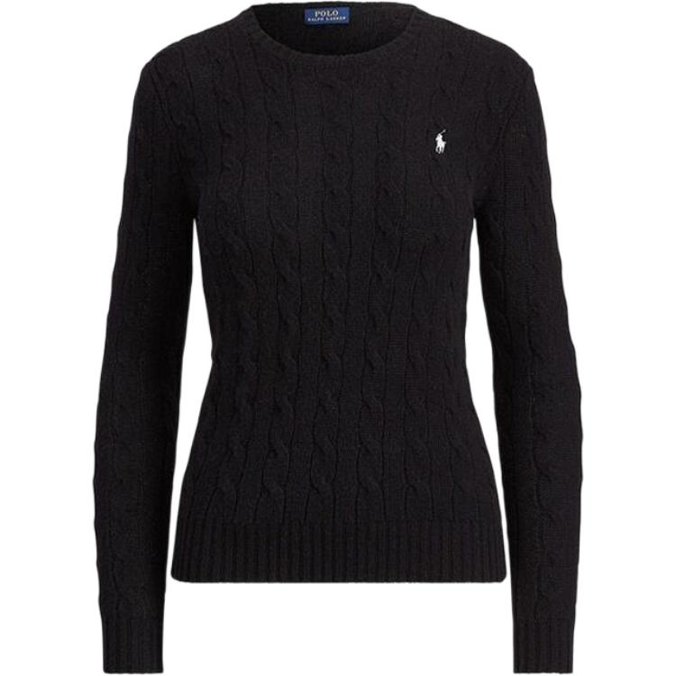 (Women) Polo Ralph Lauren  Solid Color Crewneck Long Sleeve Knit Sweater Casual 211570012-006