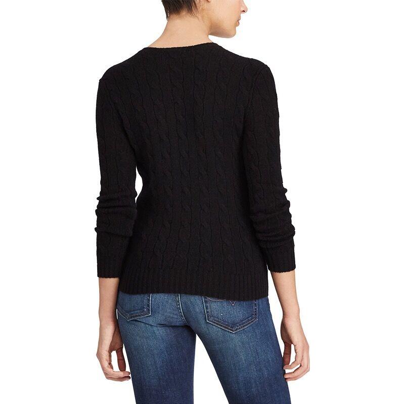 (Women) Polo Ralph Lauren  Solid Color Crewneck Long Sleeve Knit Sweater Casual 211570012-006 圖 5