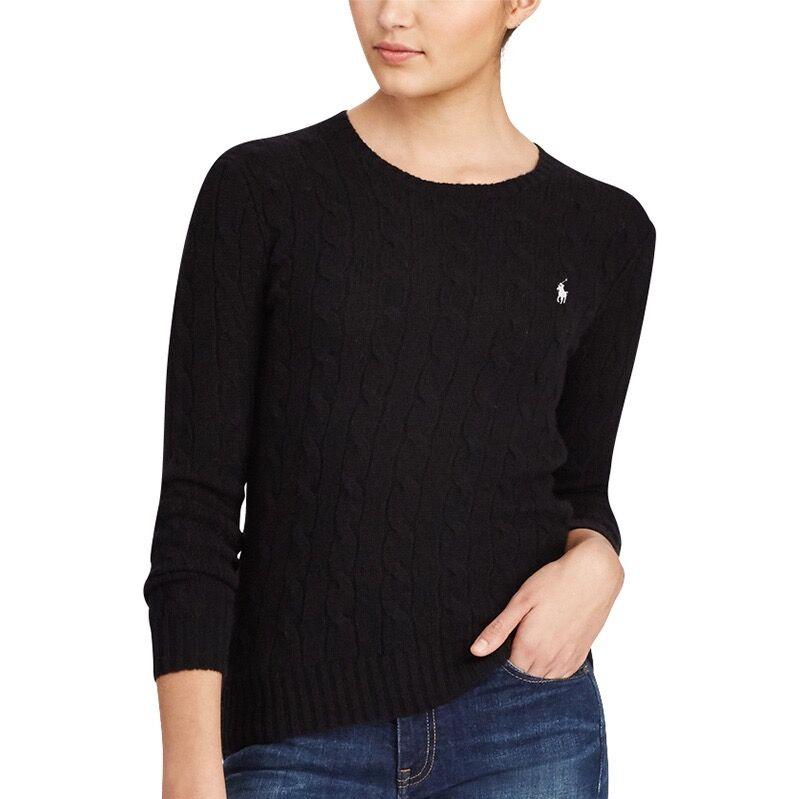 (Women) Polo Ralph Lauren  Solid Color Crewneck Long Sleeve Knit Sweater Casual 211570012-006 圖 6