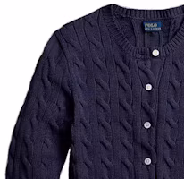 Cheap (W) Polo Ralph Lauren 素色Logo刺繡針織開衫 211839418-005