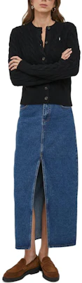 (W) Polo Ralph Lauren 刺繡小馬標黑色純色毛衣 211882917004 Lookbook (W) Polo Ralph Lauren 刺繡小馬標黑色純色毛衣 211882917004