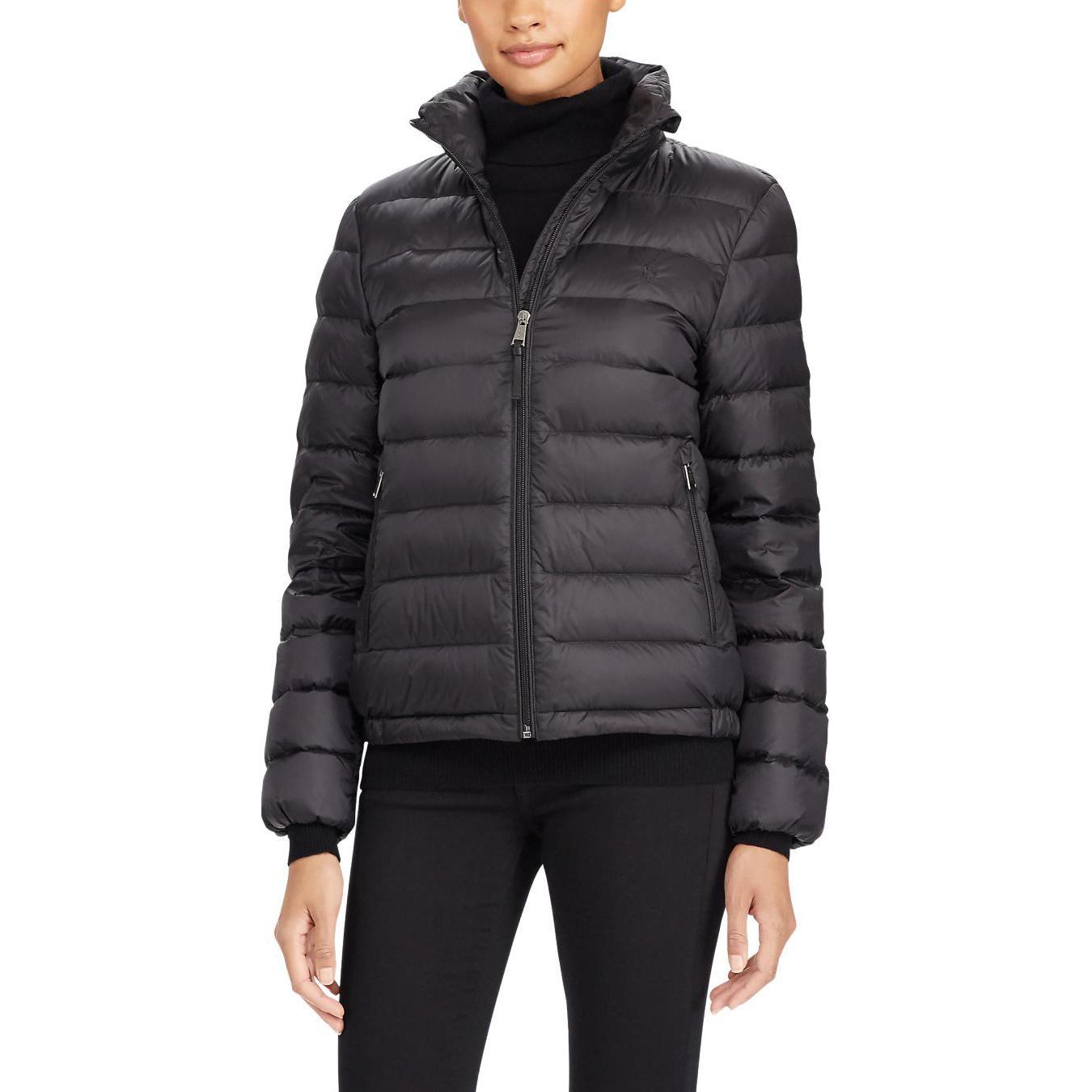 (Women) Polo Ralph Lauren  Solid Color Zip-Up Down Jacket Black WMPOOTWN2820001-001 圖 2