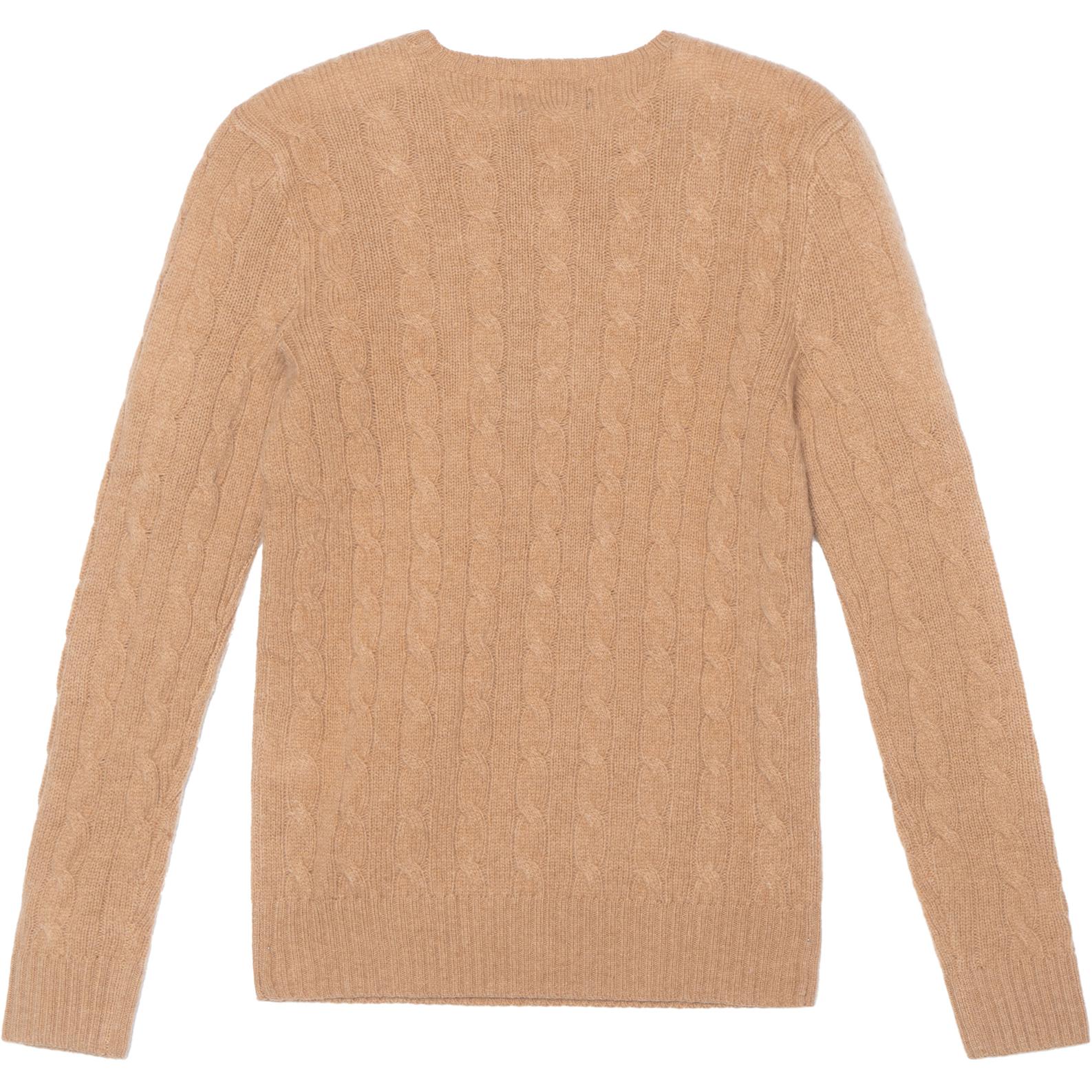 (Women) Polo Ralph Lauren  Solid Crewneck Pullover Sweater Camel Color. 211910421-002 圖 3