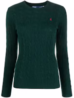 (Women) Polo Ralph Lauren Solid Green Crewneck Knit Sweater Long Sleeve 211910421-010 (Women) Polo Ralph Lauren Solid Green Crewneck Knit Sweater Long Sleeve 211910421-010
