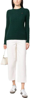 (W) Polo Ralph Lauren Sweater Crewneck Hijau Lengan Panjang Knit Solid. 211910421-010 Lookbook (W) Polo Ralph Lauren Sweater Crewneck Hijau Lengan Panjang Knit Solid. 211910421-010