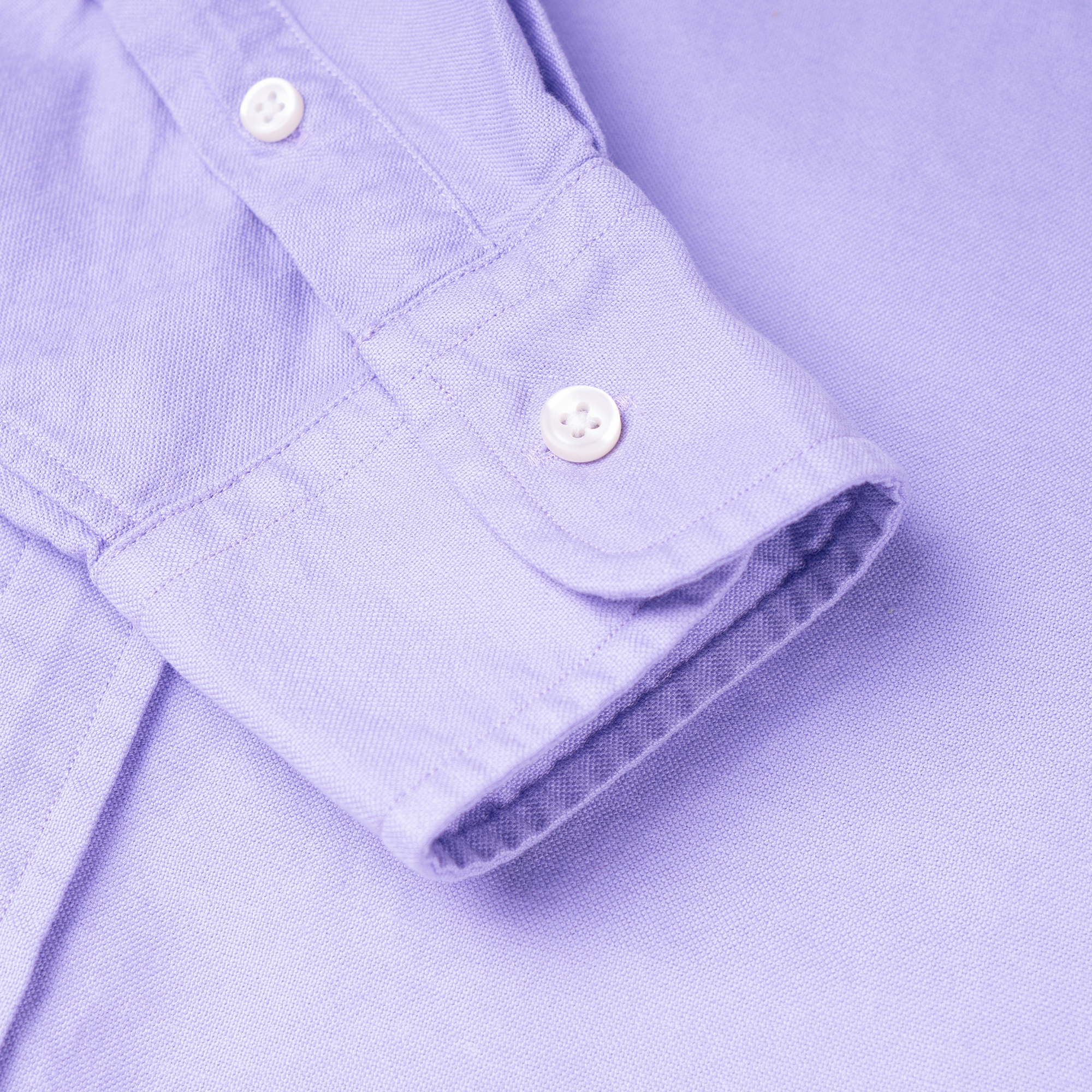 (Women) Polo Ralph Lauren  Solid Logo Long Sleeve Button-Down Shirt Light Purple 211728165-013 圖 6