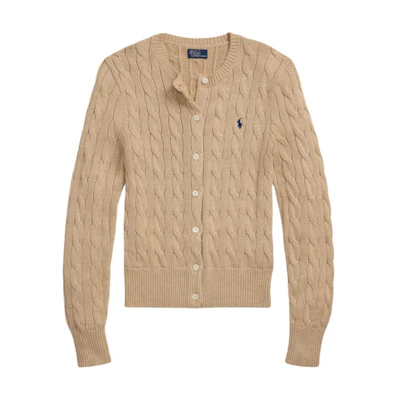 (Women) Polo Ralph Lauren Solid Long-Sleeve Knit Sweater Khaki Color. WMPOSWENDW20358-999
