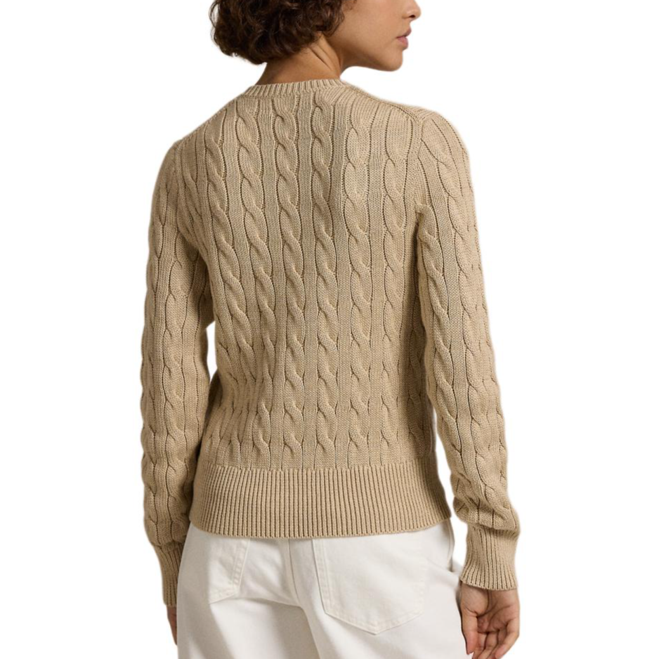 (Women) Polo Ralph Lauren  Solid Long-Sleeve Knit Sweater Khaki Color. WMPOSWENDW20358-999 圖 5