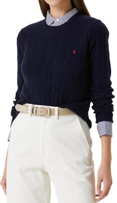(W) Polo Ralph Lauren Sweater Navy Blue Lengan Panjang Crewneck. 211971865-003 Purchase (W) Polo Ralph Lauren Sweater Navy Blue Lengan Panjang Crewneck. 211971865-003