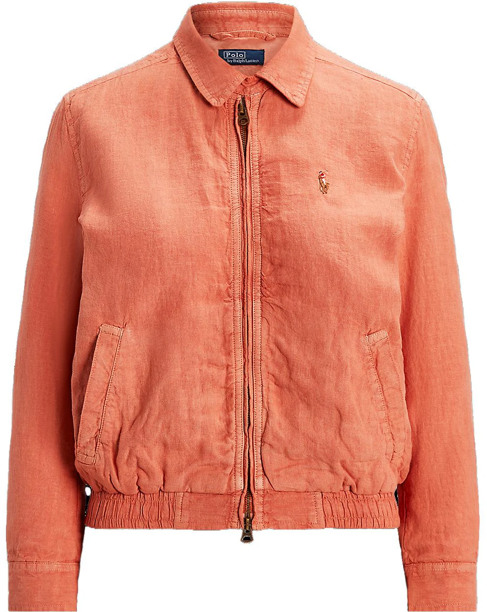 women-polo-ralph-lauren-solid-orange-zip-up-square-collar-windbreaker-wmpootwn-5-a20046-200