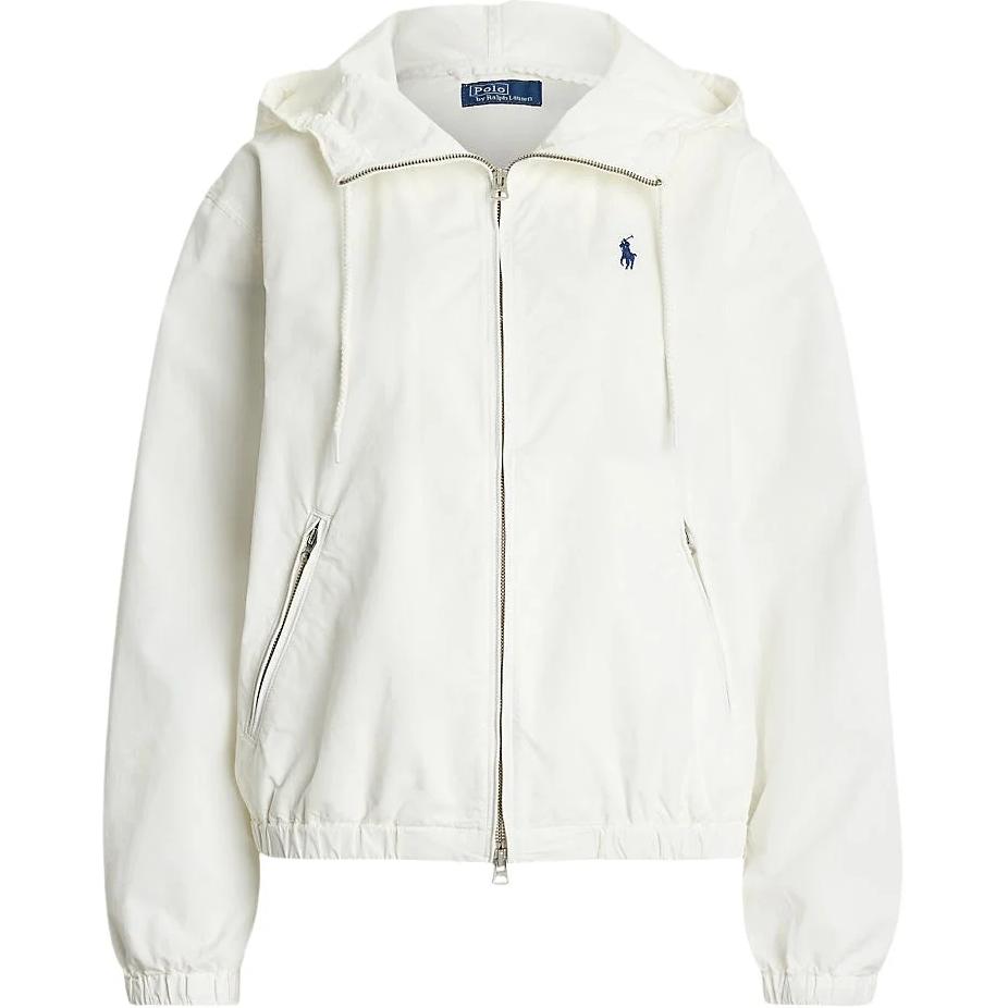 (Women) Polo Ralph Lauren  Solid White Zip-Up Hoodie Jacket. 211963166-003 圖 2