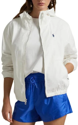 (W) 폴로 랄프 로렌 솔리드 화이트 집업 후드 재킷. 211963166-003 Lookbook (W) 폴로 랄프 로렌 솔리드 화이트 집업 후드 재킷. 211963166-003