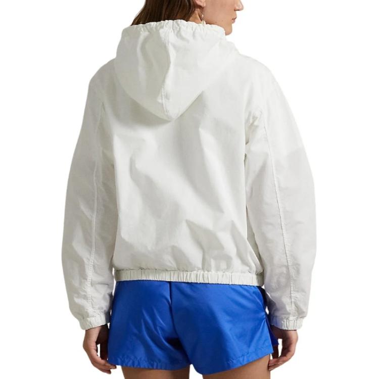 (Women) Polo Ralph Lauren  Solid White Zip-Up Hoodie Jacket. 211963166-003 圖 5
