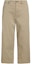 Buy (W) ポロ ラルフローレン ソリッド ワイドレッグ クロップド カジュアルパンツ ベージュ 211939940-004