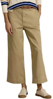 Lookbook (W) Polo Ralph Lauren 宽松版型米色休闲九分裤. 211939940-004