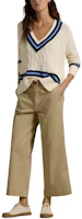 Purchase (W) Polo Ralph Lauren 宽松版型米色休闲九分裤. 211939940-004