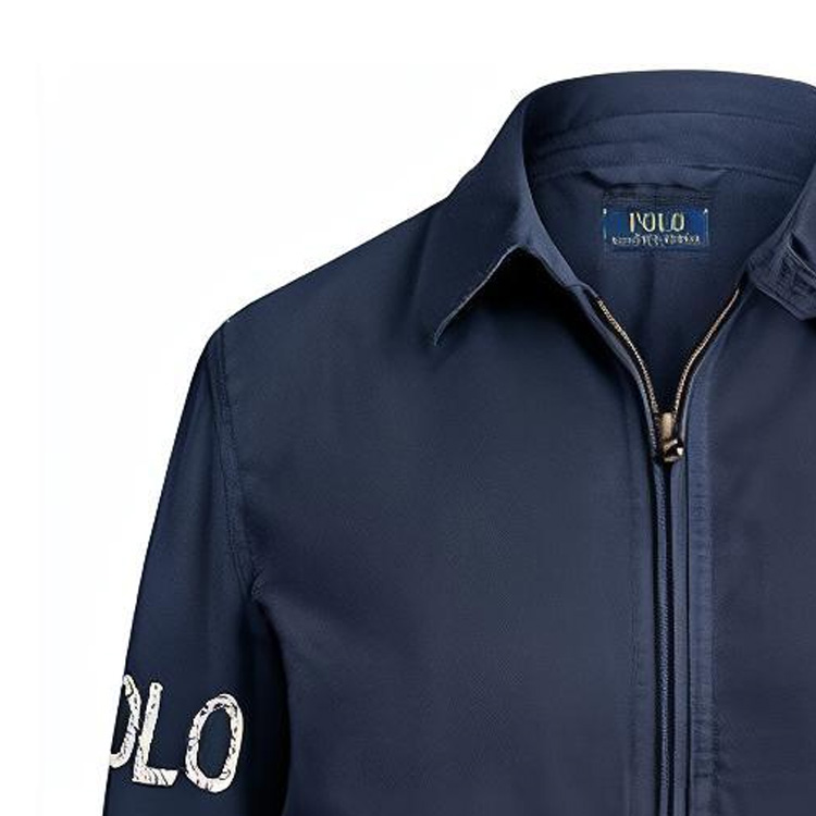 (Women) Polo Ralph Lauren  Solid Zip-Up Long Sleeve Jacket in Navy Blue. 211794216-002 圖 5