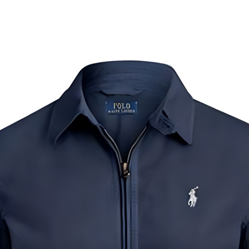 (Women) Polo Ralph Lauren  Solid Zip-Up Long Sleeve Jacket in Navy Blue. 211794216-002 圖 7