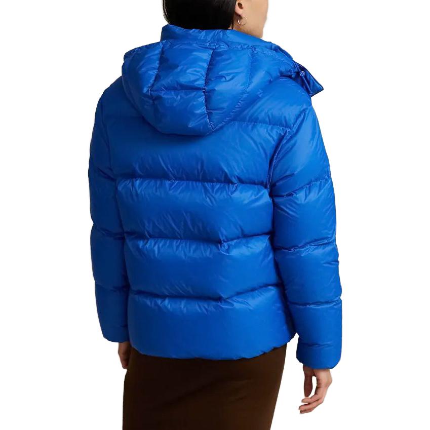 Lookbook (Women) Polo Ralph Lauren  Solid Zip Detachable Hood Jacket Blue. WMPOOTWN2820-223