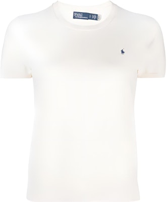 (W) Polo Ralph Lauren SS23 刺繡Logo圓領T恤 米白色 211891673-001 Buy (W) Polo Ralph Lauren SS23 刺繡Logo圓領T恤 米白色 211891673-001