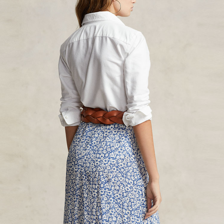 (Women) Polo Ralph Lauren  SS23 White Embroidered Long Sleeve Button-Up Shirt. WMPOSHTNDO20366-100 圖 4