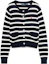 Order (W) Polo Ralph Lauren Sweater Bergaris Kancing Depan Rajut - Biru Navy 211959297-001