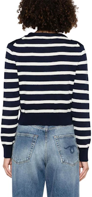 (W) Polo Ralph Lauren Sweater Bergaris Kancing Depan Rajut - Biru Navy 211959297-001 Shop (W) Polo Ralph Lauren Sweater Bergaris Kancing Depan Rajut - Biru Navy 211959297-001