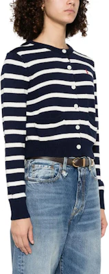 (W) Polo Ralph Lauren Sweater Bergaris Kancing Depan Rajut - Biru Navy 211959297-001 Purchase (W) Polo Ralph Lauren Sweater Bergaris Kancing Depan Rajut - Biru Navy 211959297-001