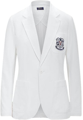 (W) 폴로 랄프로렌 화이트 블레이저 솔리드 로고 크레스트 디자인 WMPOOTWN5V20139-100 Order (W) 폴로 랄프로렌 화이트 블레이저 솔리드 로고 크레스트 디자인 WMPOOTWN5V20139-100