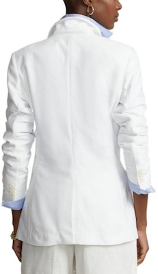 (W) 폴로 랄프로렌 화이트 블레이저 솔리드 로고 크레스트 디자인 WMPOOTWN5V20139-100 Purchase (W) 폴로 랄프로렌 화이트 블레이저 솔리드 로고 크레스트 디자인 WMPOOTWN5V20139-100