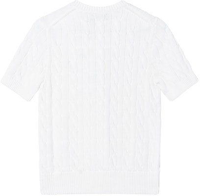 (W) Polo Ralph Lauren 白色繩結紋純棉短袖開襟外套上衣 100053185 Lookbook (W) Polo Ralph Lauren 白色繩結紋純棉短袖開襟外套上衣 100053185