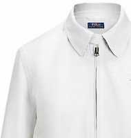 Lookbook (W) Chaqueta Polo Ralph Lauren Blanca con Logo Bordado y Cremallera. 211839314-004