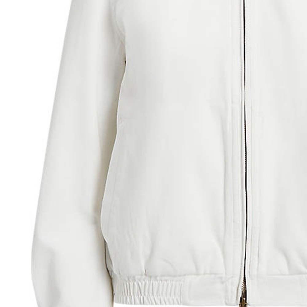 Shop (W) Polo Ralph Lauren 白色刺繡Logo拉鍊Polo外套。 211839314-004