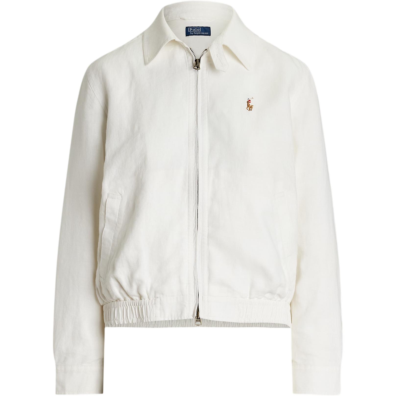 (Women) Polo Ralph Lauren  White Logo Zip-Up Loose-Fit Jacket 100006862 圖 2