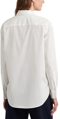 (W) Polo Ralph Lauren Camisa Blanca de Manga Larga con Letras y Botón Simple WMLRSHTS6820379-100 Purchase (W) Polo Ralph Lauren Camisa Blanca de Manga Larga con Letras y Botón Simple WMLRSHTS6820379-100