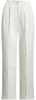 Order (W) Pantalones Casuales Blancos Rectos de Tiro Medio Polo Ralph Lauren. WMPOPNTN4H20030-100