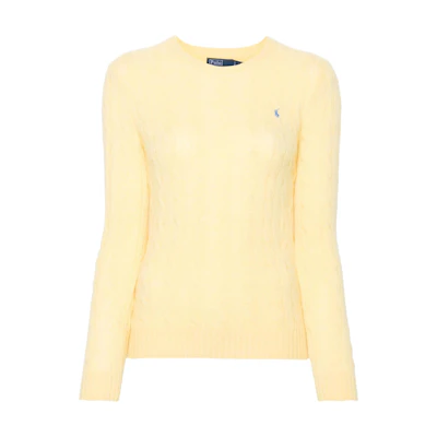 (Women) Polo Ralph Lauren Yellow Knit Sweater with Pony Logo. 211910421-025
