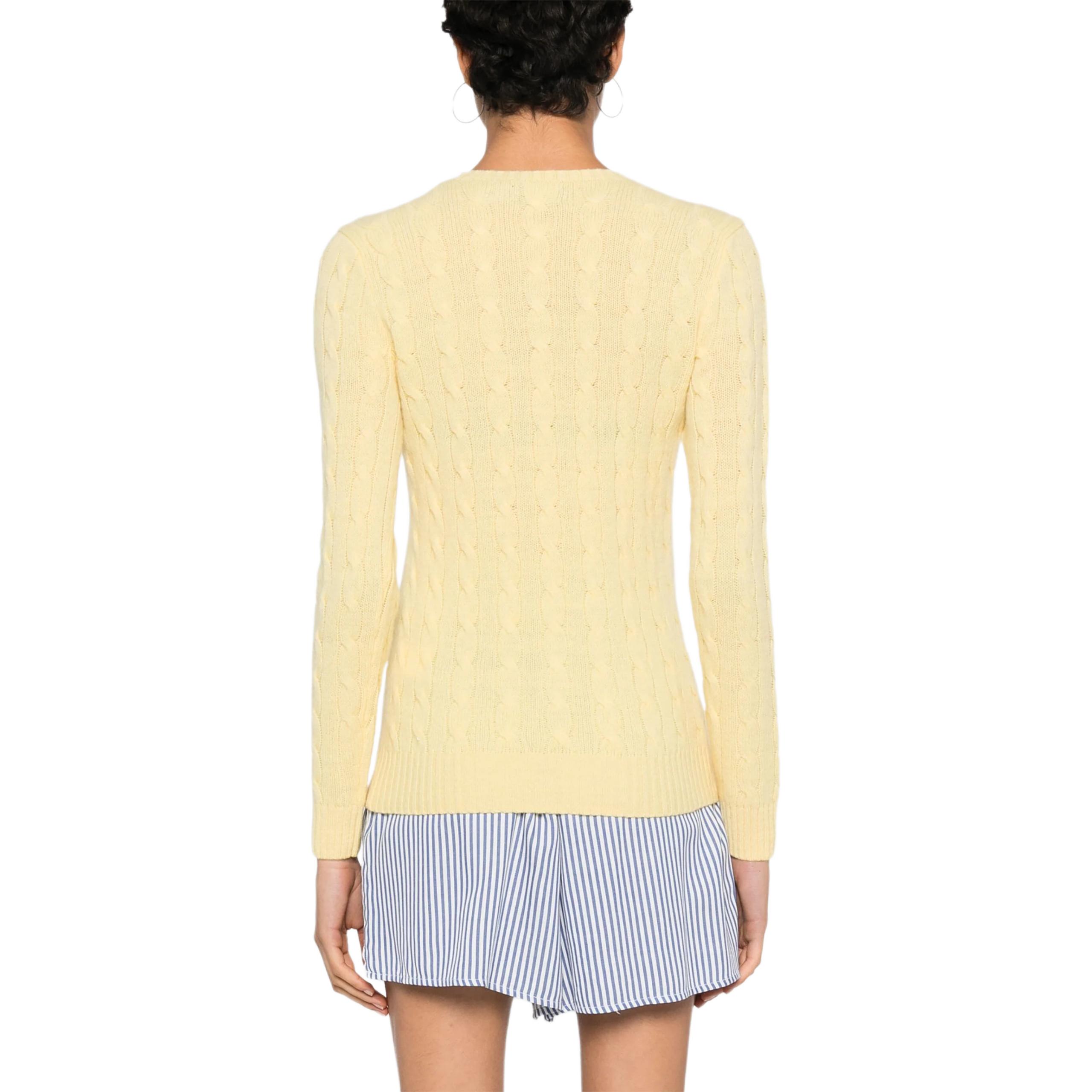 (Women) Polo Ralph Lauren  Yellow Knit Sweater with Pony Logo. 211910421-025 圖 4