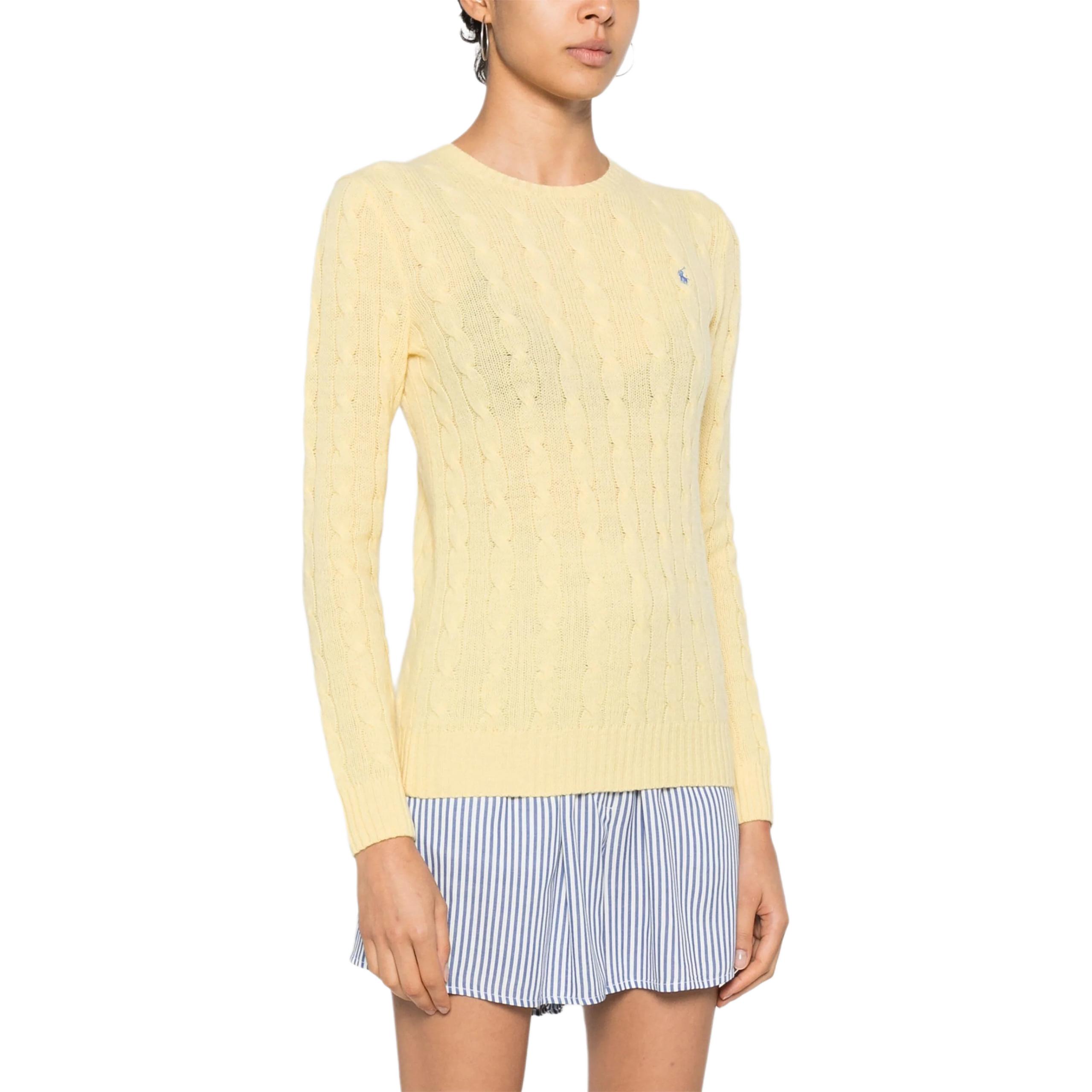 (Women) Polo Ralph Lauren  Yellow Knit Sweater with Pony Logo. 211910421-025 圖 5
