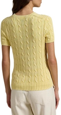 (W) Polo Ralph Lauren Kuning Logo Crewneck Baju-T Lengan Pendek. 211895379-015 Purchase (W) Polo Ralph Lauren Kuning Logo Crewneck Baju-T Lengan Pendek. 211895379-015