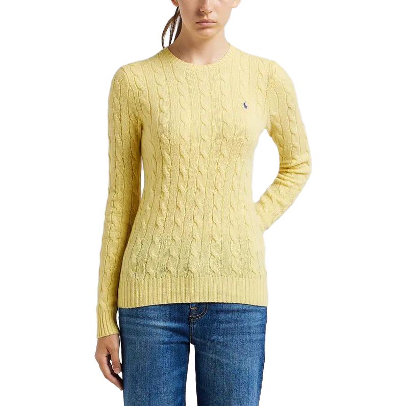 (Women) Polo Ralph Lauren  Yellow Striped Embroidered Loose Knit Sweater 211910421-008 圖 6