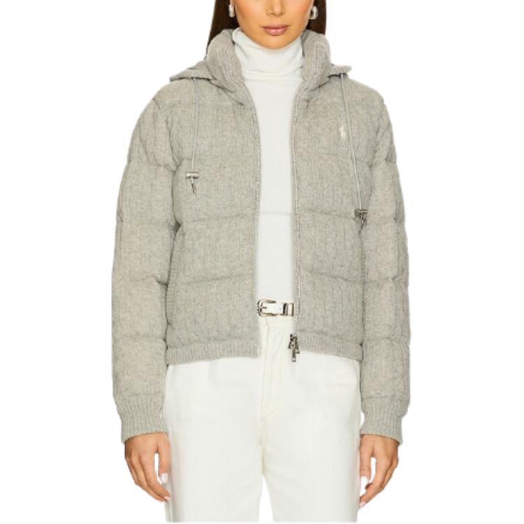 (Women) Polo Ralph Lauren  Zip-Up Solid Hoodie Jacket - Gray. 211930632-006 圖 2