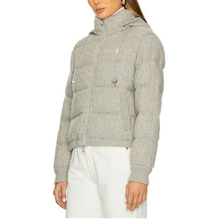 (Women) Polo Ralph Lauren  Zip-Up Solid Hoodie Jacket - Gray. 211930632-006 圖 4