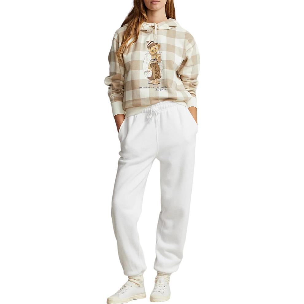 Lookbook (W) Polo Ralph Lauren 卡通印花米色连帽衫 211916133-001