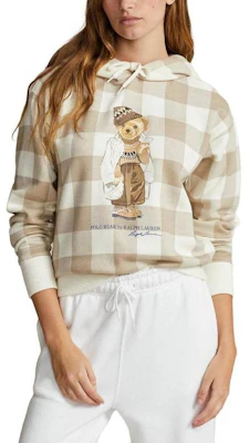 (W) Polo Ralph Lauren 卡通印花米色连帽衫 211916133-001 Shop (W) Polo Ralph Lauren 卡通印花米色连帽衫 211916133-001